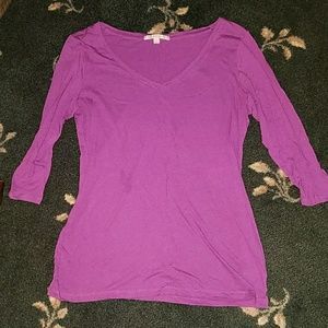 Purple 3/4 sleeve from Gap